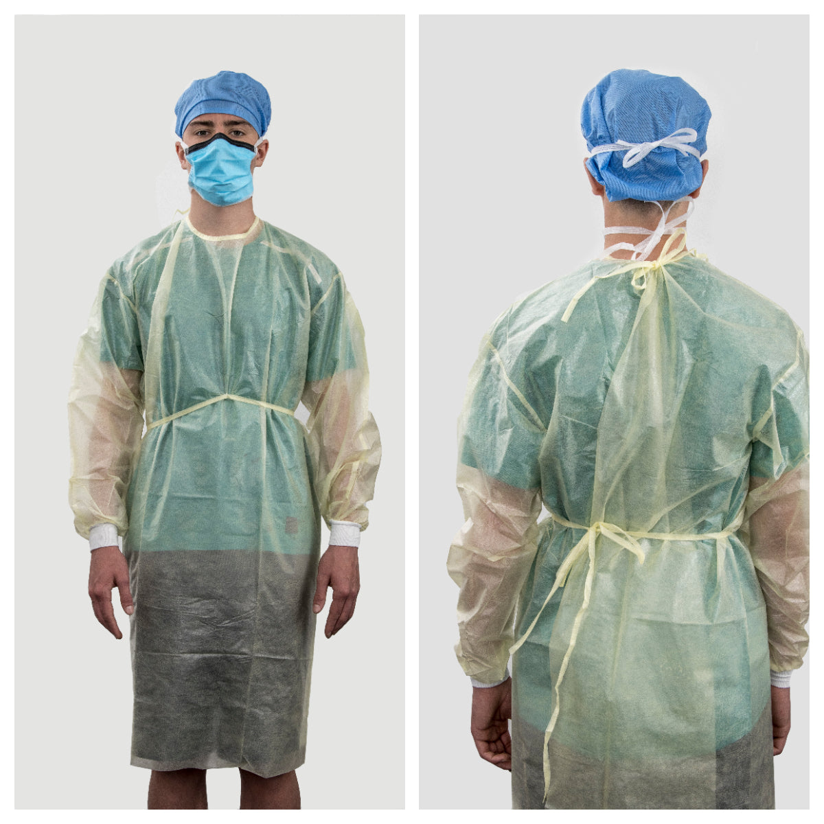 Isolation Gown - Level 2, non-sterile - pack of 10
